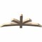 Ekena Millwork Davenport Smooth Timber Gable Bracket, Douglas Fir, 60"W x 22"H x 3 1/2"D x 3 1/2"F, 9/12 Pitch GBW060X22X0404DAV00SDF - alternate 3